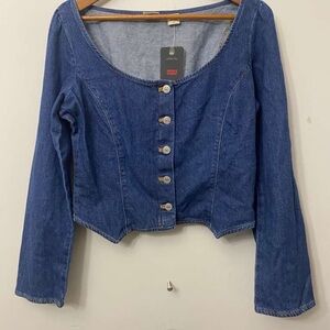 Levi's Classic Blue Button-Down Shirt